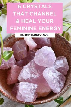 A true connection with your feminine energy will help you heal your past traumas, emotional imbalances and will make you feel at ease with your life circumstances. And crystals are a great choice for restoring that connection. In this article, you find 6 crystals that can channel and heal your feminine energy. True Connection, Feng Shui Crystals, Divine Feminine Spirituality, Spiritual Living, Nalu, Spiritual Healing, Energy Crystals, Divine Feminine