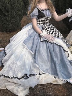 [Deadline for reservations: June 20] Alice in Wonderland Asymmetrical – Belchic Pirate Dress, Alice In Wonderland Dress, Wonderland Dress, Disney Princess Movies, Check Dress, July 10, Really Cute Outfits, Fancy Outfits, One Month