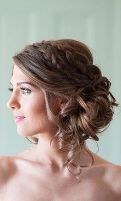 Most Romantic Bridal Updos Simple Prom Hair, Homecoming Hairstyles, Hair Dos