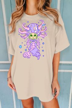 The Mermaid Shirt and Mermaid Mom options make for delightful choices, with designs like the Mermaid Tshirt and 16th Birthday Shirt. Embrace unique styles with the Weirdcore Shirt, Odd Ariel Shirt, Boho Beach Shirt, and Beachy Gift Shirt. This t-shirt is everything you've dreamed of and more. It feels soft and lightweight, with the right amount of stretch. It's comfortable and flattering for all.  Size up for oversized. Size up 2 sizes for a t-shirt "dress" look. * 100% combed and ring-spun cott Mom Mermaid, Ariel Shirt, Mermaid Tshirt, Boho Mermaid, Cool Slogans, Mermaid Shirt, Boho Shirts, Beach Shirt, 16th Birthday