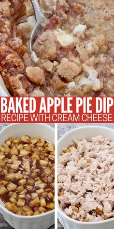 baked apple pie dip in a casserole dish Baked Apple Pie Dip, Apple Pie Dip Cream Cheese, Apple Pie Filling Dip, Apple Pie Dip With Cinnamon Sugar Chips, Apple Cream Cheese Pie, Sweet Dips For Parties, Sweet Dip Recipes, Apple Pie Dip Recipe, Sweet Dips Recipes