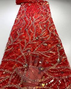 This high quality Fabric is measured in 5 Yards With Embroidered Beading and Sequin. It is soft, very delicate and beautiful. This high Quality Fabric is made with Fashion embroidered rhinestones can be used in making party wedding dresses, skirts, shawls, scarves and other other fashion apparels as you would like. Size : Length : 5 yards (180 inch). Width: 50 inch (Please allow slight deviation for the measurement data ,±1 inch) Material: 100% Polyester, Tulle Lace Fabric, Eco-Friendly embroide Beaded Lace Fabric, Nigerian Lace, Pink Tulle, Sequin Fabric, Diy Shirt, Tulle Lace, French Lace, Tube Beads, Red Fabric