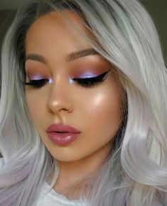 Makeup Looks Festival, Purple Eye Makeup Looks, Festival Makeup Looks, Looks Festival, Festival Make Up, Everyday Eye Makeup, Dark Eye Makeup, Makeup 2018, Bold Eye Makeup