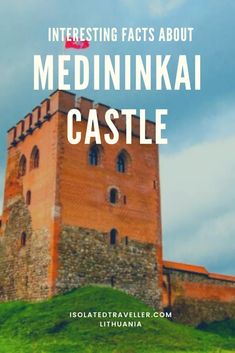 a castle with the words interesting fact about mednikka castle