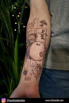 a person with a tattoo on their arm