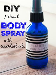 Diy Body Spray, Natural Body Spray, Vanilla Body Spray, Diy Lotion