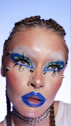 Drag Make-up, Punk Makeup, Effects Makeup, Eye Makeup Ideas, Graphic Makeup, Everyday Makeup Routine, Unique Makeup