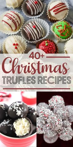 46 Best Christmas Truffles Recipes You’ll Love Christmas Baking White Chocolate, White Christmas Truffles, Holiday Cake Balls Christmas, Christmas Pudding Truffles, Grinch Truffles Recipe, Easy Fun Christmas Treats, Eggnog Truffles Easy, Brandy Truffles Recipe, Whiskey Chocolate Truffles