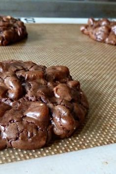 chocolate cookies on a cookie sheet ready to be baked in the oven or used as an appliance