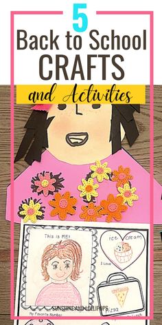 back to school crafts and activities for kids