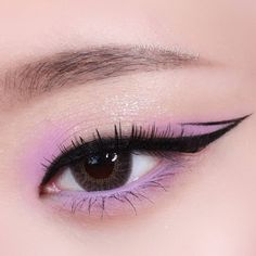 Cute Eye Makeup, Graphic Makeup, Purple Makeup, Pinterest Makeup, Makijaż Smokey Eye, Eye Makeup Designs