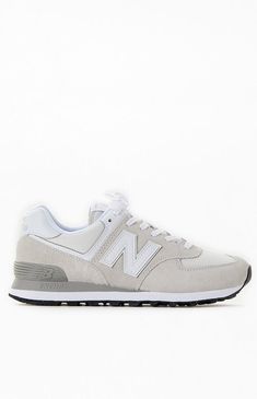 New Balance Women's Cream 574 Sneakers | PacSun New Balance Womens, Back To School Shoes, My Mobile Number, Cream Shoes, Cute Sneakers, New Balance 574, Fresh Cream, New Balance Sneakers, New Balance Women