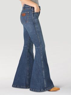 Womens Trouser Jeans, Western Jeans, Green Jeans, Paige Jeans, Wrangler Jeans, Country Outfits, Western Dresses, Hippie Style, Recycled Cotton