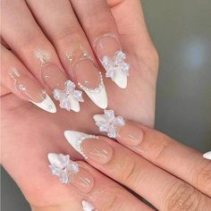 Super Cute And Stylish Ships In 5-10 Business Days Nails For Black Dress Classy, Short White Nails Design Ideas, Nails For Prom Black Dress, Birthday Nails 22, Classy Graduation Nails, Luxury Nails Classy, Nail Ideas Graduation, Ongles Baby Blue, Graduation Nails Acrylic