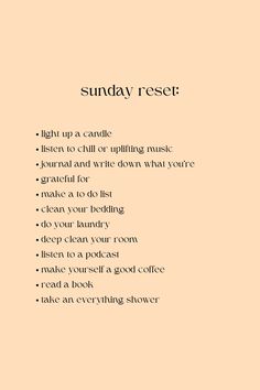 Reset Journal Prompts, Reset Journal, Podcast To Listen, Sunday Reset