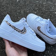 *state whether the order is Women's or Men's size* Cheetah/Leopard Pattern  -If the size you want is not in the drop down box please enter it into the personalization box. -Other colors may ordered also but must say which color in personalization box -Orders will be prepped and shipped to you as soon as possible could be within a week  -Shoe are ordered straight from the manufacturer then customized  -Processing time is about 2 to 4 weeks -Have any questions you can message me Rave Shoes, Af1 Custom, Charleston Wv, Cute Nikes, Womens Tie, Leopard Pattern, Tie Shoes, Shoe Game, Nike Dunks