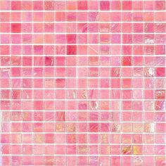 Pearly Swirled Pink Glossy Squares Glass Pool Tile Glass Pool Tile, Purple Tile, Punch Pink, Pretty Tiles, Glass Pool, Pink Tiles, Pool Tile, Glass Mosaic Tiles, Wall And Floor Tiles