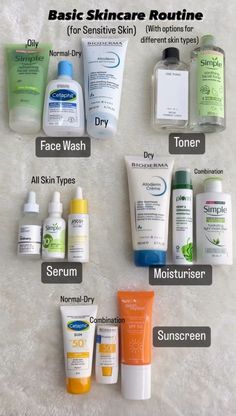 Skin Care Routine For Teens, Face Care Routine, Simple Skincare Routine