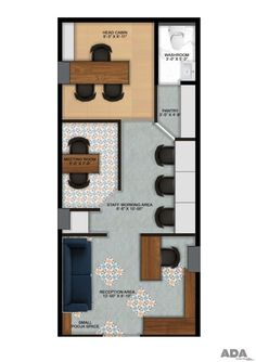 the floor plan for a small apartment