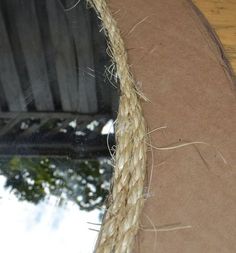 a piece of rope that is on top of a table