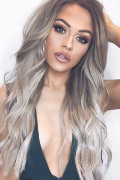 Silver Blonde Ombre, Hair Toning, Grey Ombre Hair, Blonde Ombre Balayage, Blond Ombre, Ombre Hair Blonde, Ombré Hair