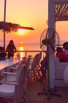 Thalssa - extremely famous lounge in North Goa for sunset Goa Morning, Boards Motivation, Thalassa Goa, South Goa Beaches, Goa Sunset, Colva Beach Goa, Goa Beach Night View, India Goa Beach, North Goa