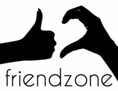 two hands giving the thumbs up to each other with the word friendzone written below