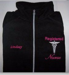 Registered Nurse Black or Navy Fleece Jacket-Free Personalization SHIPS NEXT DAY!!! by bubblesemb on Etsy Caduceus Symbol, Nursing Hoodie, Med Surg, Womens Jackets, Registered Nurse, Plus Size Kleidung, Etsy Baby, Pediatrics