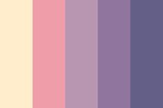 the color palette is in shades of pink, purple and yellow