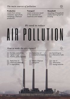 an advertisement for air pollution in the united states