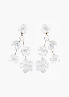 Jennifer Behr Coralia Earrings Bead Earrings Diy, Luxury Hair Accessories, Pearl Flowers, Bead Flowers, Jennifer Behr, Earrings Diy, Lovely Jewellery, Fine Jewelry Gift, Bead Earrings