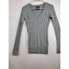 American Eagle Gray Cable Knit V-Neck Sweater, Sz M, Nwot. Never Worn. Cable Knit Long Sleeve Design. Built To Contour Your Figure. Great For Fall/Winter Wear. Pit To Pit: 18" (Stretches) Pit To Hem: 21" Cable Knit V Neck Sweater, Fitted V Neck Sweater, Gray Sweater Outfit, Knitted Gray V-neck Sweater For Winter, Darker Outfits, Cheap Vintage Gray Sweater, Nice Sweaters, Casual Gray Knit V-neck Sweater, Gray Cable Knit V-neck Sweater