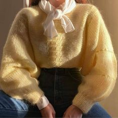 Yellow Cottagecore, Feminine Casual, Cottagecore Outfits, Winter Outfit Inspiration, Vintage Inspired Dresses, Warm Outfits, Lookbook Outfits