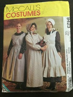 two women in dresses are standing next to each other on the cover of a sewing pattern