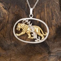 This fabulous pendant will appeal to all lovers of the majestic Tiger. The design really captures the essence of  the big cat as it prowls along. Cast in solid sterling silver Simon has carefully added 18 ct Gold to the Tiger's body. This makes a stunning contrast with the silver branch which the animal is brushing past ! A piece of jewellery for those who wish to stand out from the crowd. The pendant can be cleaned with the gentle use of a gold cloth. Prowling Tiger, Gold Drawing, Tiger Necklace, Forever Jewelry, Small Earrings Studs, Jewelry Ring Box, Solid Gold Jewelry, Jewellery Boxes, Gold Jewellery