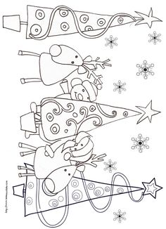 a coloring page with an animal and stars on it