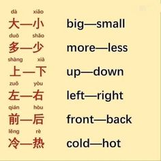 Words In Chinese