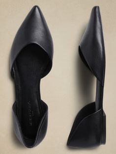 Modern d'Orsay Flat | Banana Republic Factory Minimal Shoes, Stunning Style, Banana Republic Factory, Pointed Toe Flats, Business Fashion, Hugo Boss, Heeled Mules, Ballet Flats, Loafer Flats