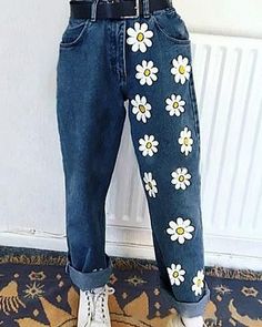 Long Denim Pants, Casual Denim Pants, Slim Denim, Baggy Pants