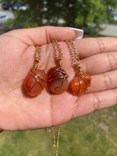 Carnelian necklace wrapped with non tarnish gold wire  Carnelian: Carnelian is a stone of endurance. This stone will fire you up and help you to accomplish goals you have set by igniting your creativity to help you to achieve them in ways you didn't think of before. A great Sacral Chakra stone, this stone is one that will also help to strengthen your relationships and partnerships especially in creative projects. Accomplish Goals, Sacral Chakra Stones, Goddess Aesthetic, Wardrobe Wishlist, Carnelian Necklace, Sacral Chakra, Chakra Stones, Gold Wire, Creative Projects