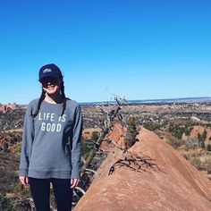 "Life is Good when you get to spend your SUNday in nature." - @heyheyitssami Graphic Sweatshirt, Sweatshirts, Clothes