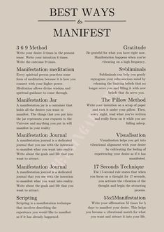 #manifestation #manifest #printable #howtomanifest #manifestationprintable #etsy Best Ways To Manifest, Manifestation Printable, Ways To Manifest, Healing Journaling, Manifestation Meditation, Self Care Bullet Journal, Energy Healing Spirituality, Writing Therapy, Vie Motivation