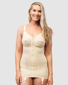 Great Shopping Naturana Zip Front Firm Control Lace Corselette Bodyshaper, Intimates & Sleep Lace Bra Outfit, Girdles Shapewear, Big Women Fashion, Body Shapewear, Shapewear Bodysuit, Petite Skirt, Women's Shapewear, Body Shapers, Shapewear