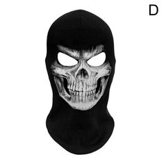 Description: Product name: Skull full face mask Color as shown in the figure Material: elastic rib Size: elastic One size fits most people and can be worn by men and women It can be used as a full face mask or hat, neck mask, open or closed head scarf. Perfect for Halloween, Christmas, Easter, Carnival, costume party, label party, or just going to a nightclub. It is very suitable for many occasions Suitable for running, hunting, fishing, hiking, motorcycle, skiing, snowboarding and snowmobile ri Black Mask For Halloween Protection, Black Protective Mask For Halloween, Black Halloween Mask For Protection, Halloween Full Face Protection Mask, Full Face Halloween Protection Mask, Black Masks For Halloween Streetwear, Halloween Balaclava Mask For Streetwear, Halloween Streetwear Balaclava Mask, Easter Carnival