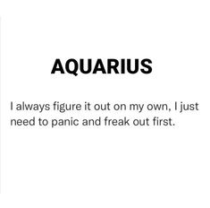 the words aquarius are written in black and white