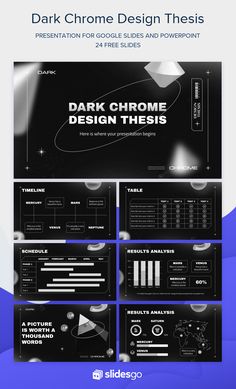 Graph Presentation Design, Slides Ideas Presentation, Dark Presentation, Canva Presentation Ideas, Space Presentation, Presentation Slide Design, Canva Presentation Template, Thesis Presentation, Thesis Defense