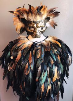 Our big cat mask is purr-fect for wild events or theatre performances. Complete your lion or big cat costume with this piece or match it with our lion mane feather chest cape! S H I P P I N G - Current processing times range 5-7 days. Please note expedited & 1-2 day guaranteed delivery services offered will still require the same processing times. S I Z E Adult size. Detailed dimensions are available upon request. C O N T A C T Text: 1-516-654-4643 Email: Lanai.ink6 [!at] gmail.com Web: www.higg Costume Lion, Lion Halloween Costume, Elegant Face Mask, Mask Cat, Female Lion, Lion Costume, Lion Mask, Lion And Lioness, Animal Mask