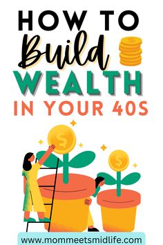 how to build wealth in your 40s Financial Goals In Your 40s, Retire Early Tips, Easy Money Saving Plan, How To Retire Early, How To Build Wealth, Money Help, Financial Wisdom, Growing Wealth