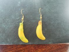 Hand made banana buddies to hang deliciously from your lobes. Always get your fruit and veggie servings. Banana Earrings, Fruit And Veggie, Jewelry Earrings Dangle, Etsy Earrings, Dangle Drop Earrings, Hand Made, Dangle Earrings, Jewelry Earrings, Electronic Accessories