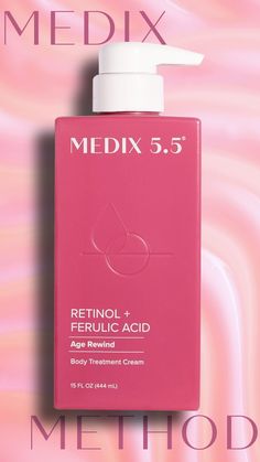 Vitamin A (Retinol) is considered to be the #1 Dermatologist recommended anti aging skin care ingredient. It is known to diminish the look of deep wrinkles, sagging skin, fine lines, crepey skin, & sun damage while boosting collagen production to help with firming. Medix 5.5 Retinol Body Lotion Age Rewind Moisturizer Cream is the perfect combination of anti aging ingredients with natural-antioxidants to help you promote more radiant skin and a more youthful look. Shop Now! Retinol Sandwich Method, Retinol Body Lotion, Natural Antioxidants, Exfoliating Body Wash, Age Rewind, Crepey Skin, Supple Skin, Retinol Cream, Anti Aging Ingredients